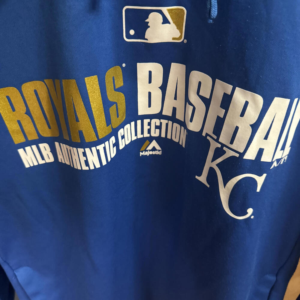 Kansas City Royals, MLB Authentic Collection, Majestic Pullover, Medium - Picture 2 of 7